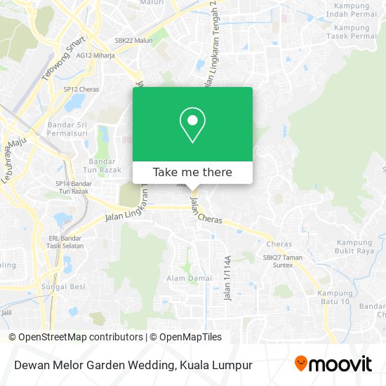 Peta Dewan Melor Garden Wedding