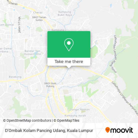 D'Ombak Kolam Pancing Udang map