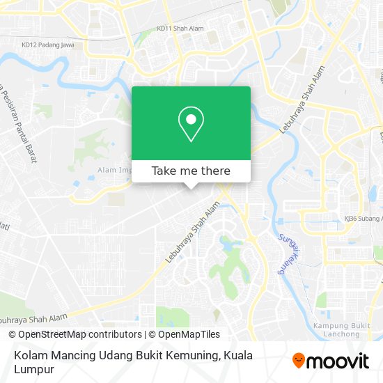 Kolam Mancing Udang Bukit Kemuning map