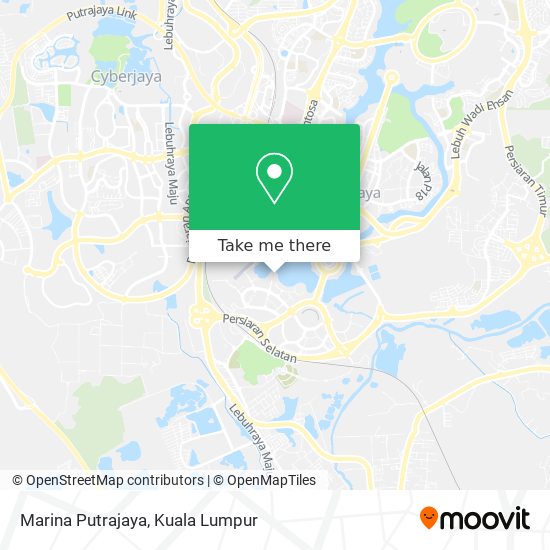 Marina Putrajaya map