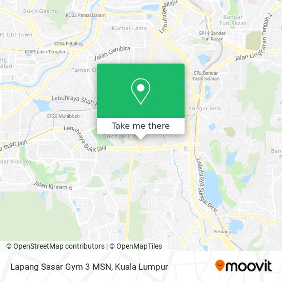 Lapang Sasar Gym 3 MSN map