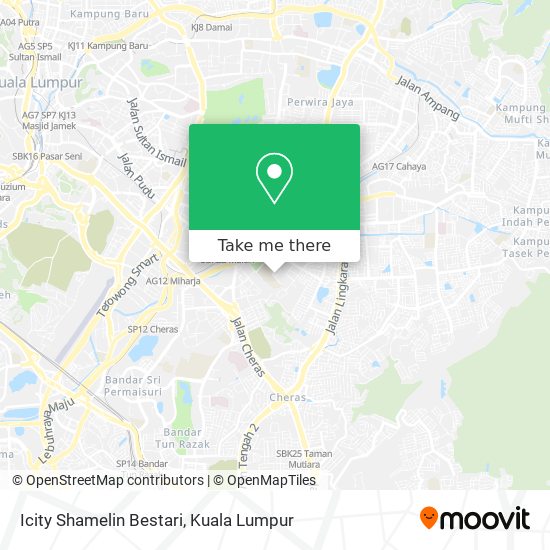 Icity Shamelin Bestari map