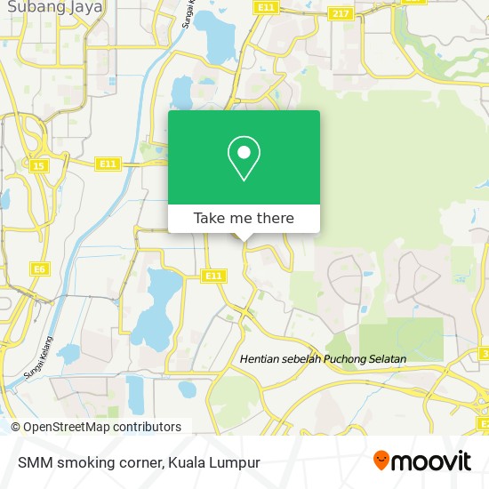 SMM smoking corner map