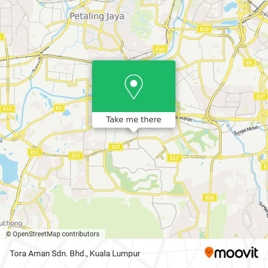 Tora Aman Sdn. Bhd. map