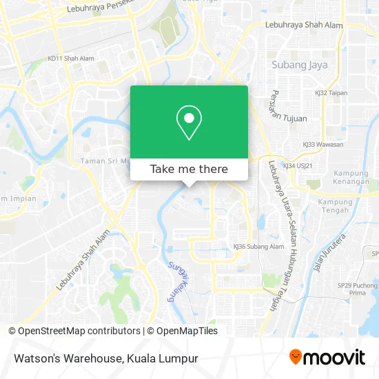 Watson's Warehouse map