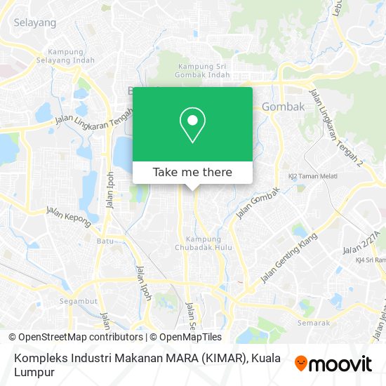 Kompleks Industri Makanan MARA (KIMAR) map