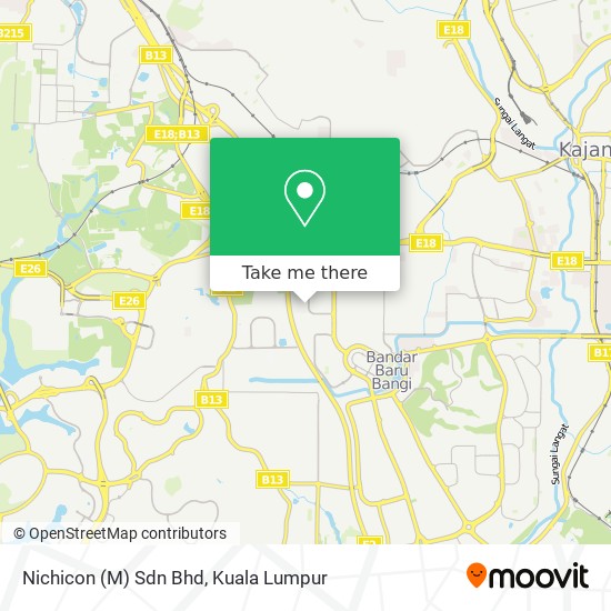 Nichicon (M) Sdn Bhd map