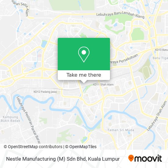 Nestle Manufacturing (M) Sdn Bhd map