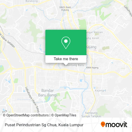 Pusat Perindustrian Sg Chua map