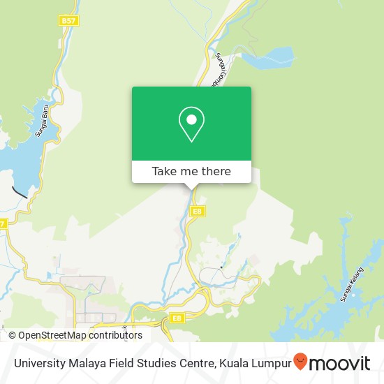 University Malaya Field Studies Centre map