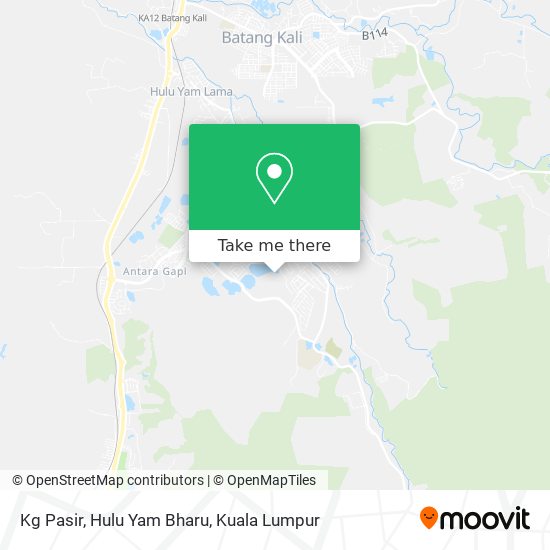 Peta Kg Pasir, Hulu Yam Bharu