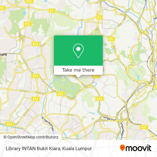 Library INTAN Bukit Kiara map