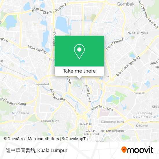 隆中華圖書館 map