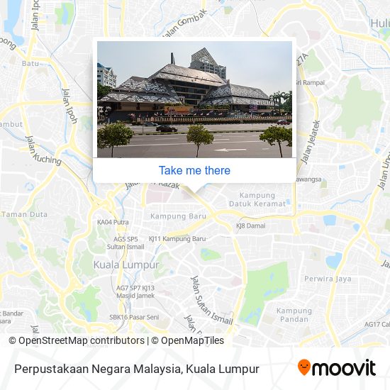 Perpustakaan Negara Malaysia map