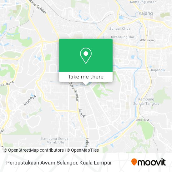 Perpustakaan Awam Selangor map