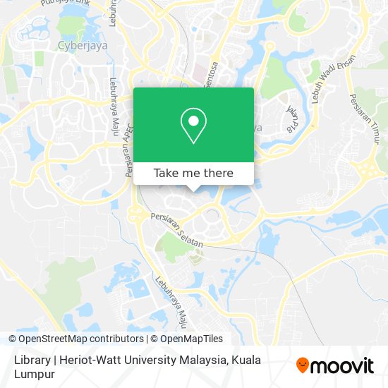 Library | Heriot-Watt University Malaysia map