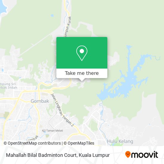 Mahallah Bilal Badminton Court map