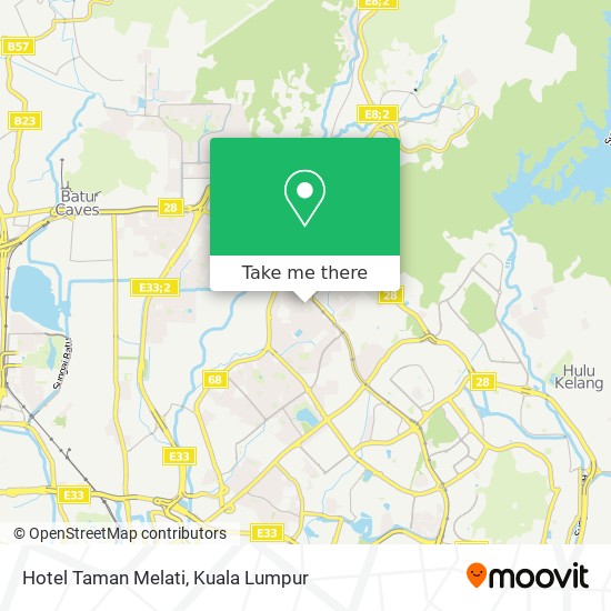 Hotel Taman Melati map