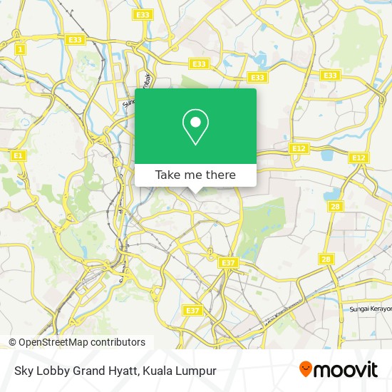 Sky Lobby Grand Hyatt map