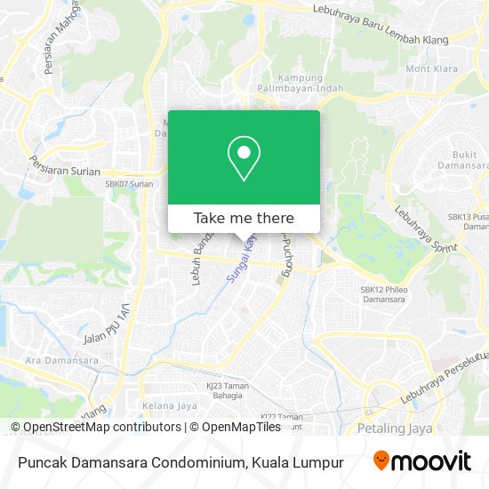 Peta Puncak Damansara Condominium