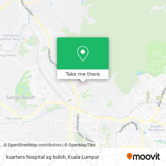 kuarters hospital sg buloh map
