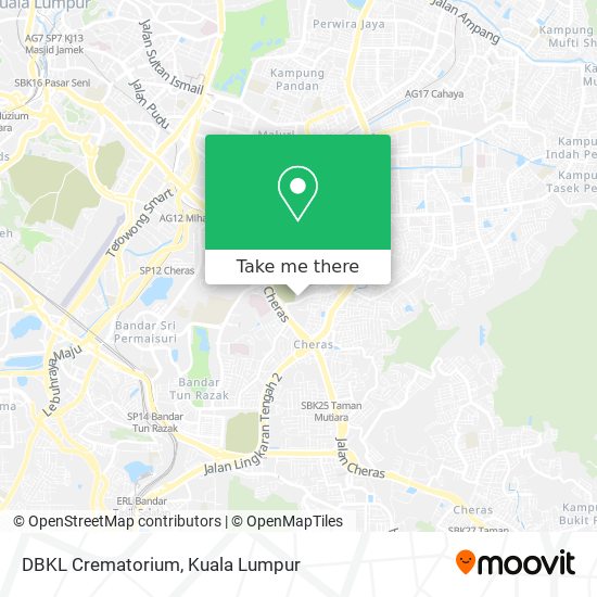 DBKL Crematorium map