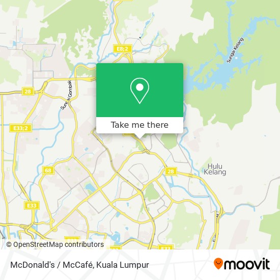 McDonald's / McCafé map