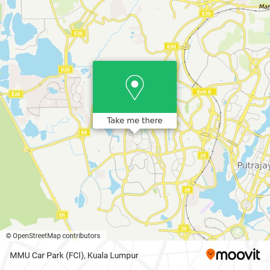 MMU Car Park (FCI) map