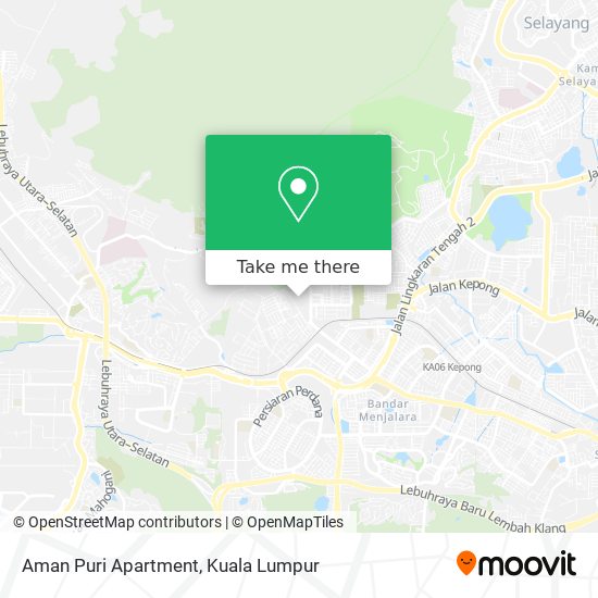 Aman Puri Apartment map