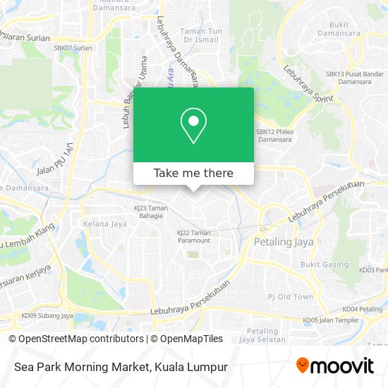 Sea Park Morning Market map