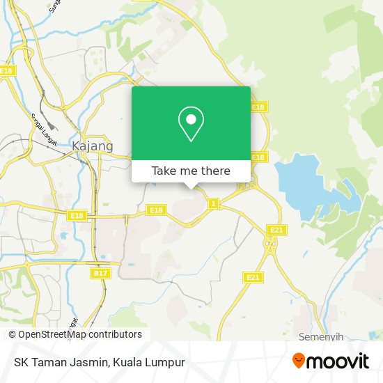 SK Taman Jasmin map