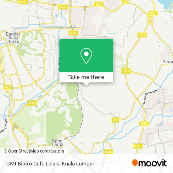 GMI Bistro Cafe Lelaki map