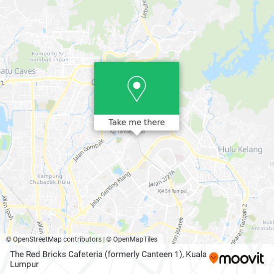 The Red Bricks Cafeteria (formerly Canteen 1) map
