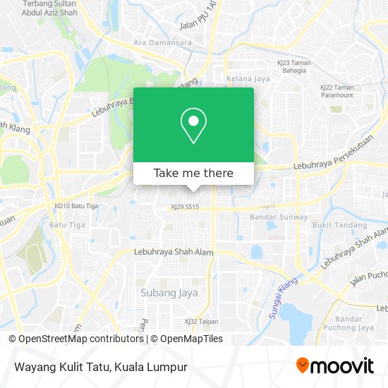 Wayang Kulit Tatu map
