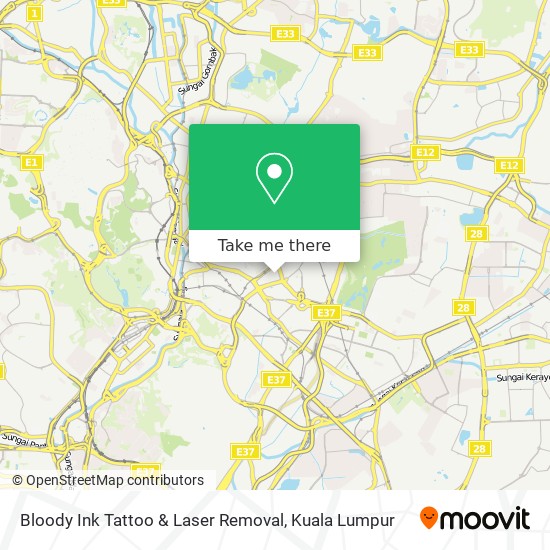 Bloody Ink Tattoo & Laser Removal map
