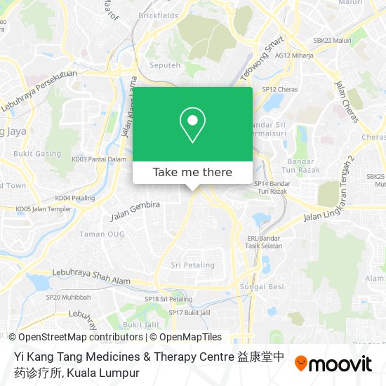 Yi Kang Tang Medicines & Therapy Centre 益康堂中药诊疗所 map