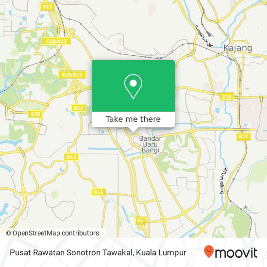 Pusat Rawatan Sonotron Tawakal map