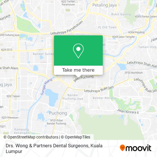 Drs. Wong & Partners Dental Surgeons map