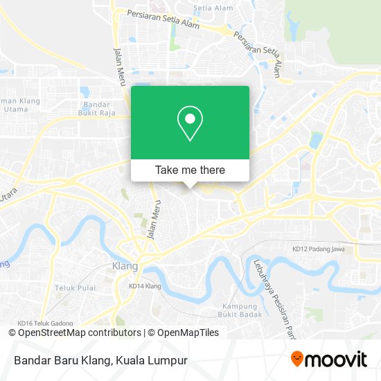 Peta Bandar Baru Klang