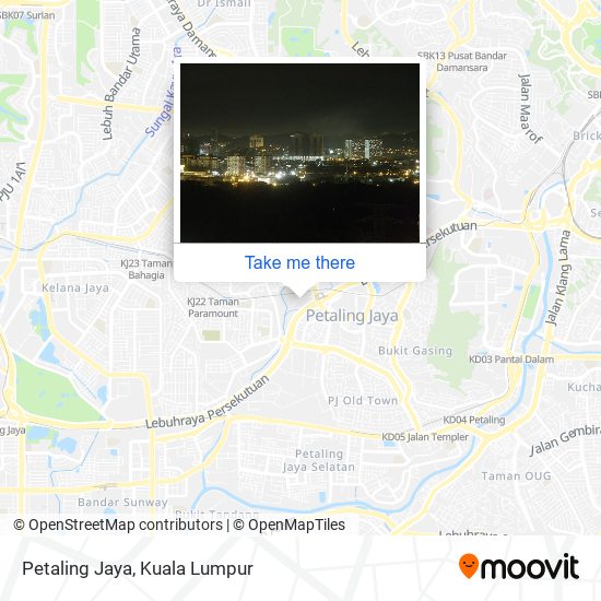 Peta Petaling Jaya
