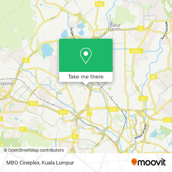 MBO Cineplex map