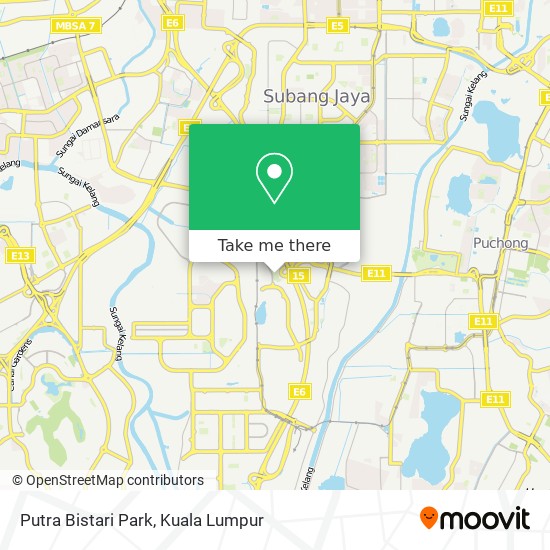 Putra Bistari Park map