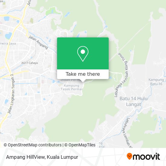 Ampang HillView map