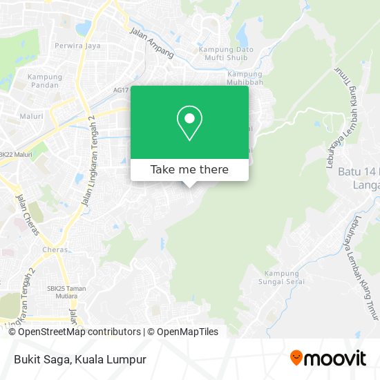 Bukit Saga map