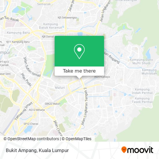 Bukit Ampang map