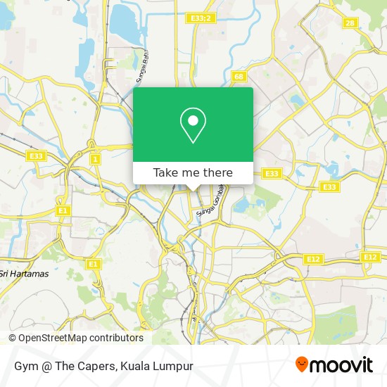 Gym @ The Capers map