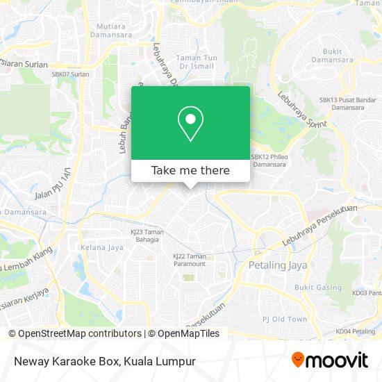 Neway Karaoke Box map