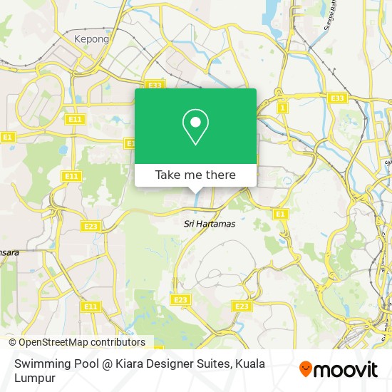 Swimming Pool @ Kiara Designer Suites map