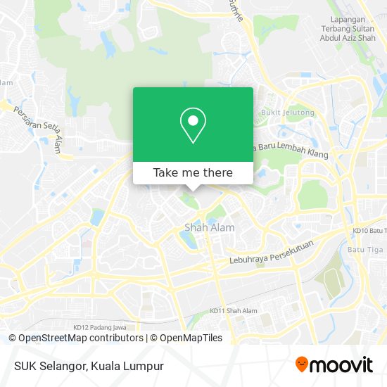 SUK Selangor map