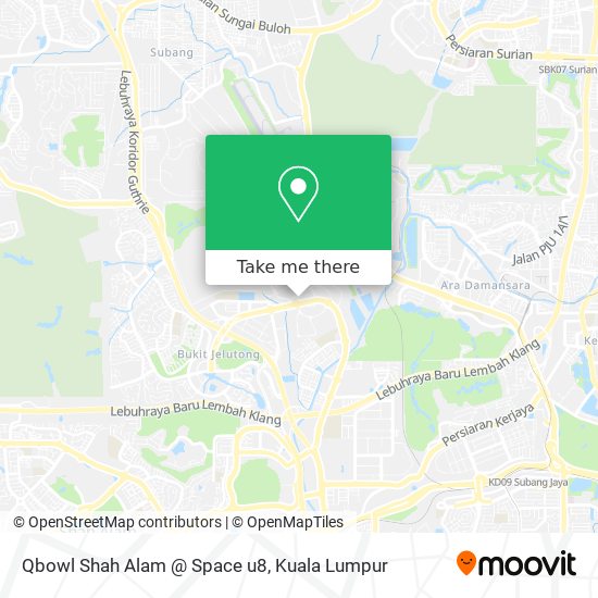 Peta Qbowl Shah Alam @ Space u8